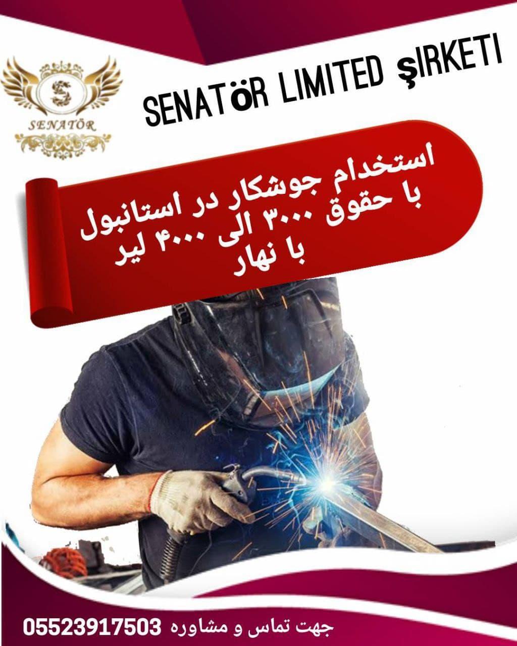 استاد کار جوشکار ( co2_ آرگون )